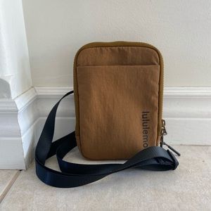 Lululemon Easy Access Brown Crossbody Bag
